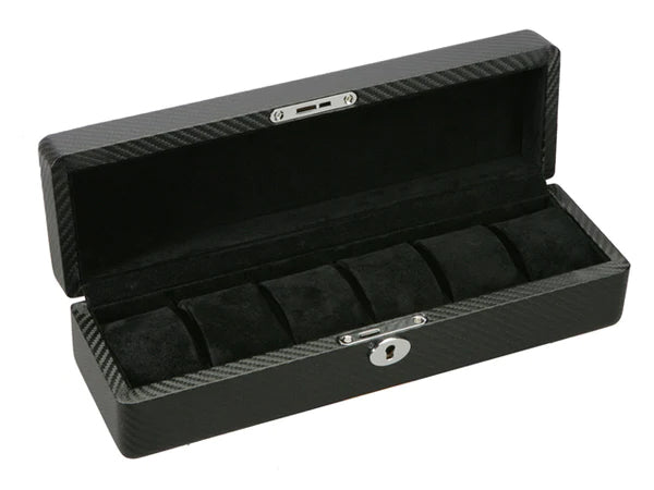 (6) Diplomat Carbon Fiber Watch Box