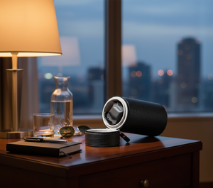 Diplomat Black Leather Travel Single Watch Winder