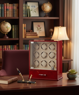 Diplomat Estate Collection Rosewood Nine Watch Winder