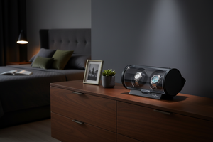 Diplomat Rogue Double Watch Winder – Black with Carbon Fiber Accents