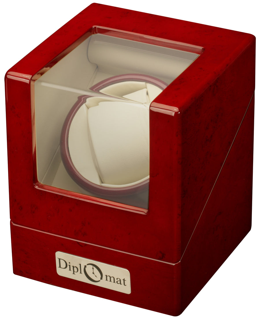 Rosewood Single Watch Winder For Large Faced Watches by WatchBoxCo