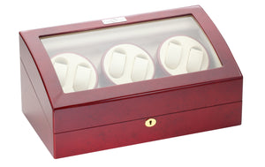 Diplomat Rosewood Six Watch Winder - Watch Box Co. - 2