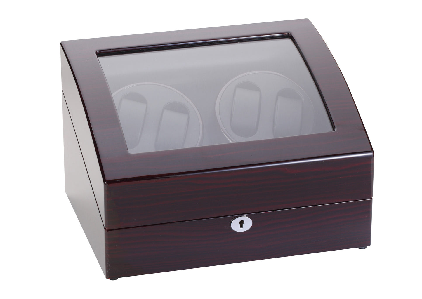 Diplomat Ebony Wood Four Watch Winder - Watch Box Co. - 2