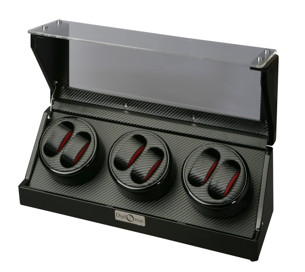 Diplomat Race Edition Six Watch Winder - Watch Box Co. - 2