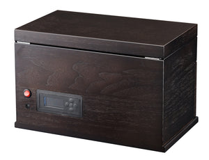 Volta Rustic Brown Wood 3 Watch Winder - Watch Box Co. - 3