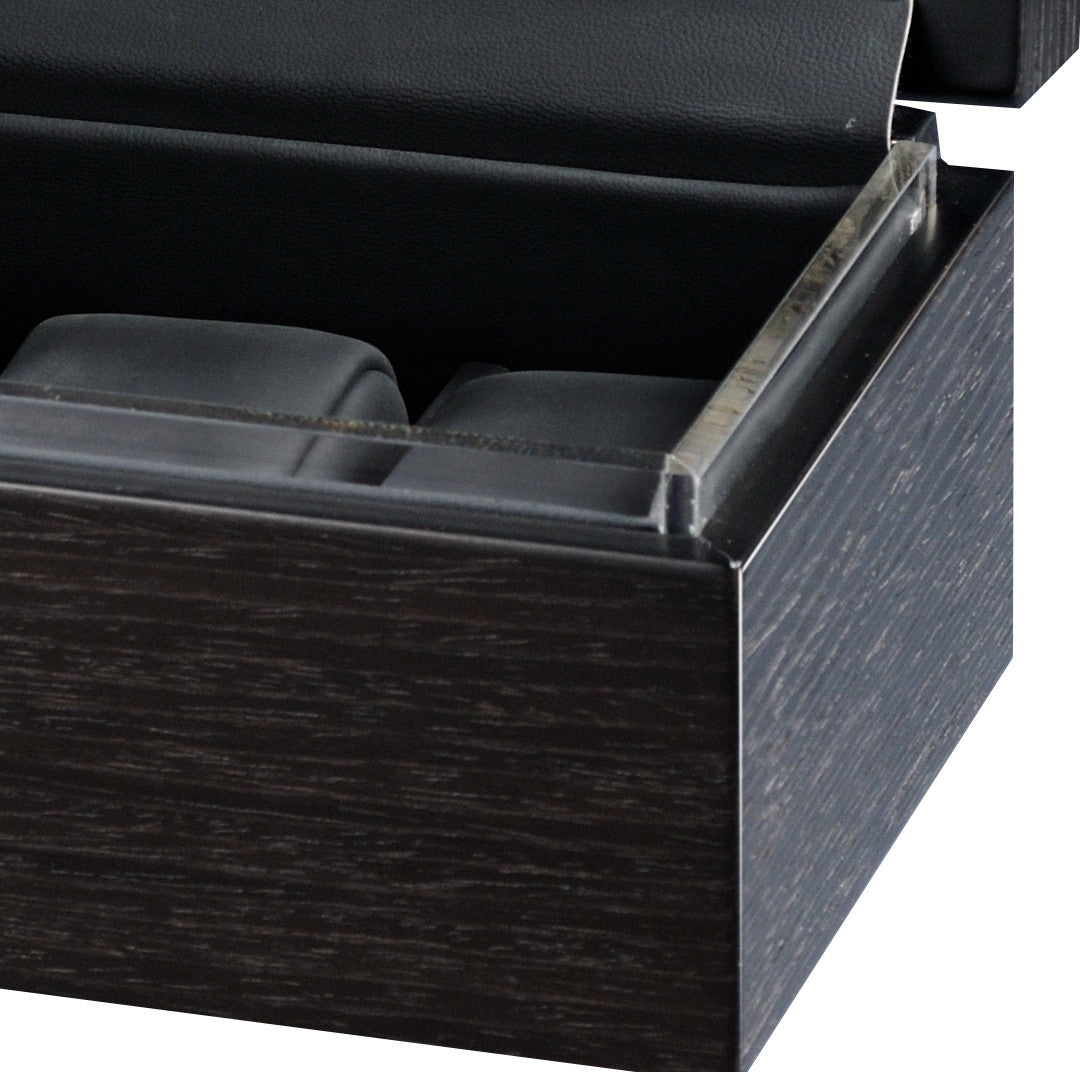 
                  
                    Volta 6 Matte Charcoal Wood Watch Case - Watch Box Co. - 3
                  
                