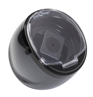Diplomat Carbon Fiber Single Watch Winder - Watch Box Co. - 1
