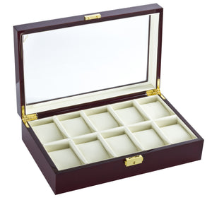 (10) Diplomat RoseWood Watch Box - Watch Box Co. - 1