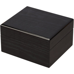 Single Black Mahogany Wood Watch Box - Watch Box Co. - 3