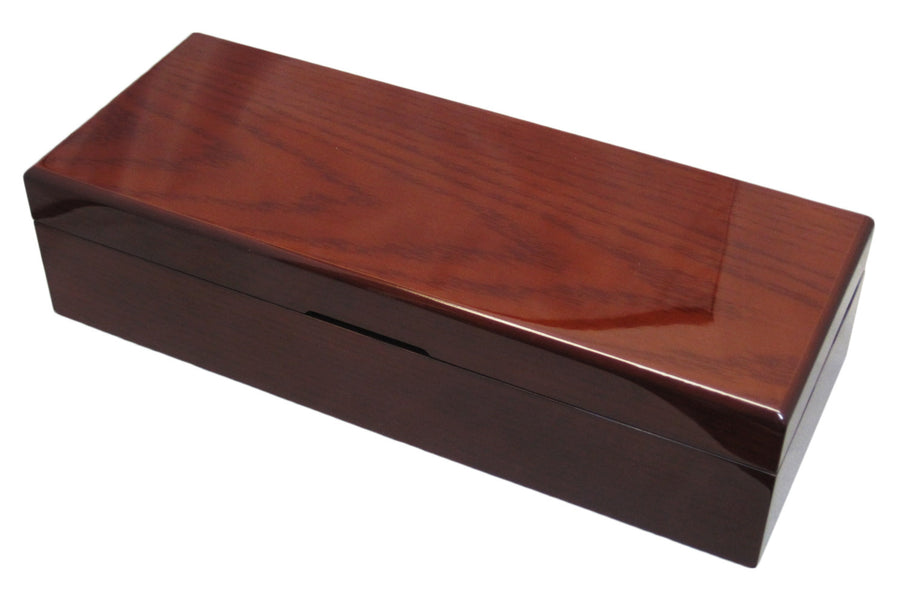 (6) Genuine Mahogany Wood Watch Box