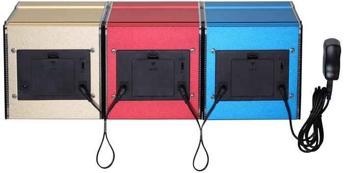 Red LED Watch Winder - Diplomat Aluminum Single Watch Winder