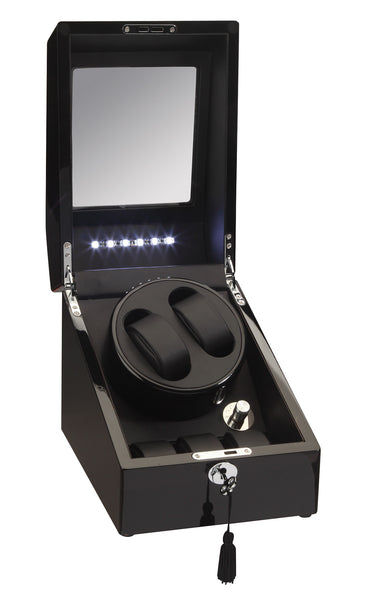 Buy Diplomat Black Edition Double Watch Winder with LED's and