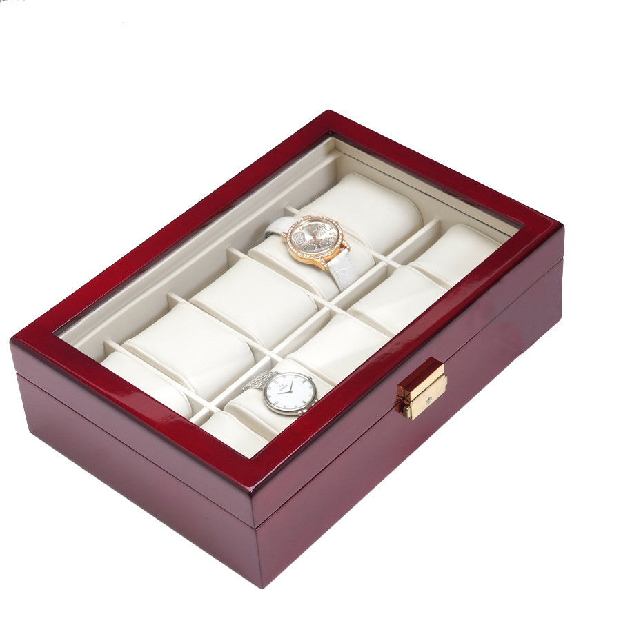 10 Piece Rosewood Watch Box - Watch Box Co. - 1