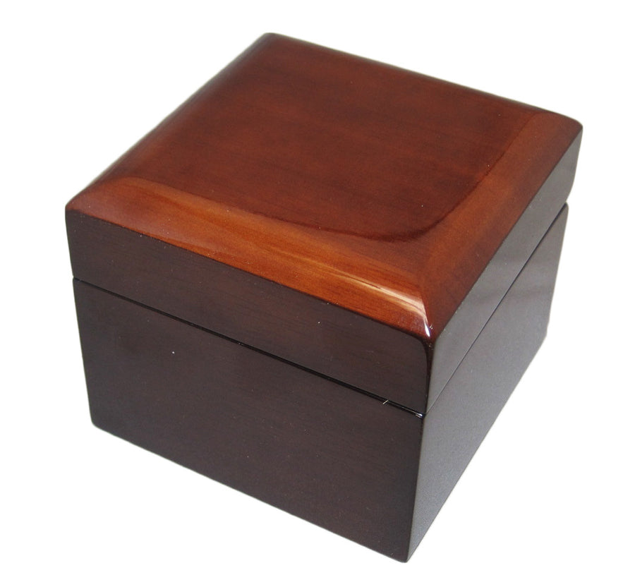 Single Genuine Mahogany Wood Watch Box - Watch Box Co. - 1